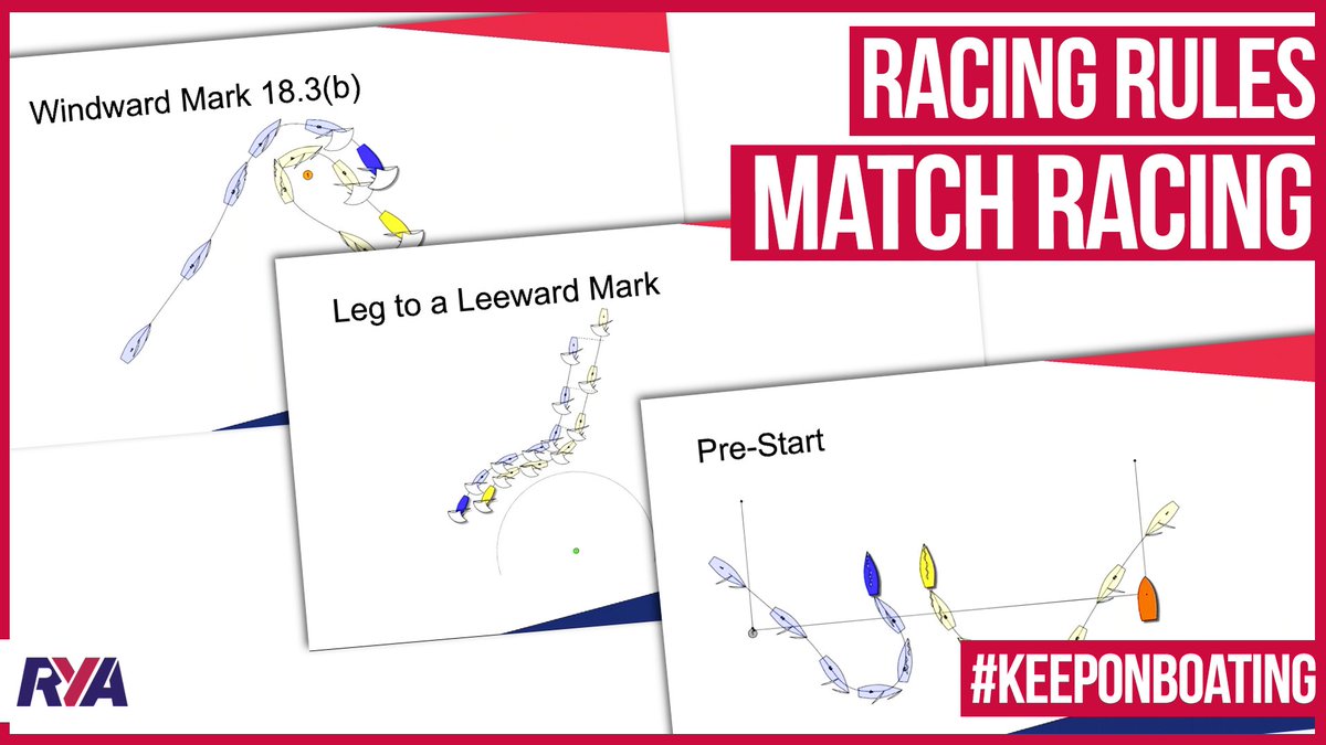RYA's tweet photo. Episode 3 of our new series of Racing Rules webinars is now available on our YouTube channel. It covers the rules of Match Racing and is presented by Kate Macgregor and Craig Mitchell. Watch it here - https://t.co/kvMMNC9PCk
#KeepOnBoating https://t.co/6ZhaecSf2c