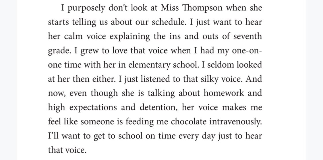 (Not ableist but I’m uncomfortable with how this 12 year old kid is thirsting over his teacher’s voice)
