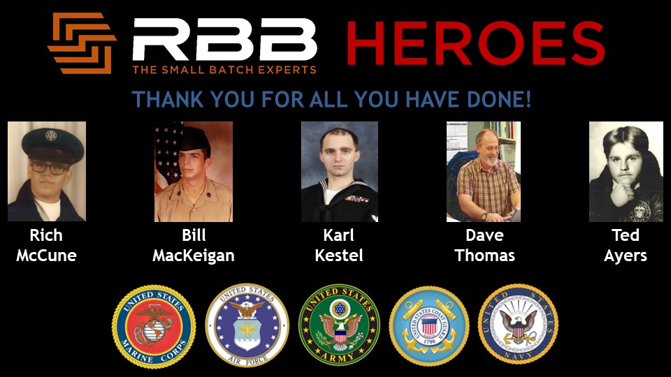 RBBSystems's tweet photo. Today, RBB wishes our own and all veterans a Happy Veterans Day. Thank you for your service!! #veteransday #MeetRBB #thankyou https://t.co/fGCDWrKlha https://t.co/jRj5z2EuVa