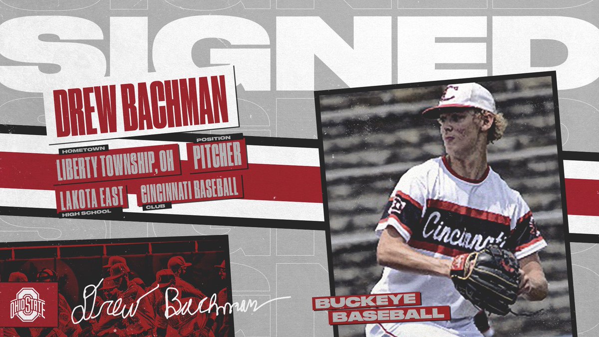 OhioStateBASE's tweet photo. Welcome to The Brotherhood, @DBachman22! 

#GoBuckeyes https://t.co/xviCNLHJiJ