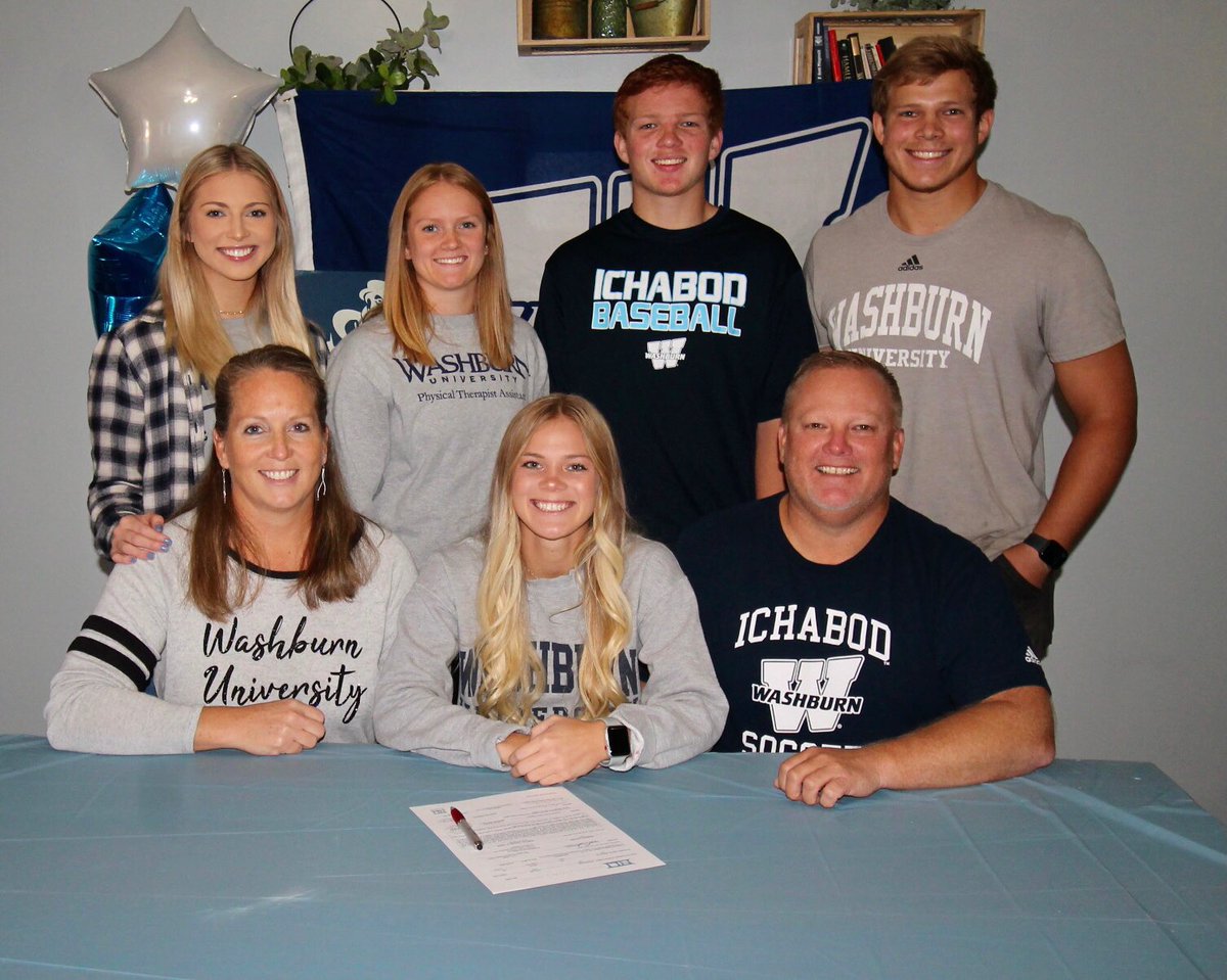 Bockcrew7's tweet photo. We are so thankful to have another opportunity for our kids to follow their dreams and play sports in college!  @IchabodWSOC and @IchabodBSB have certainly supported our family this past year and we couldn’t be happier to send another child to Washburn! @taylor_bockover https://t.co/gt0unoxWuh