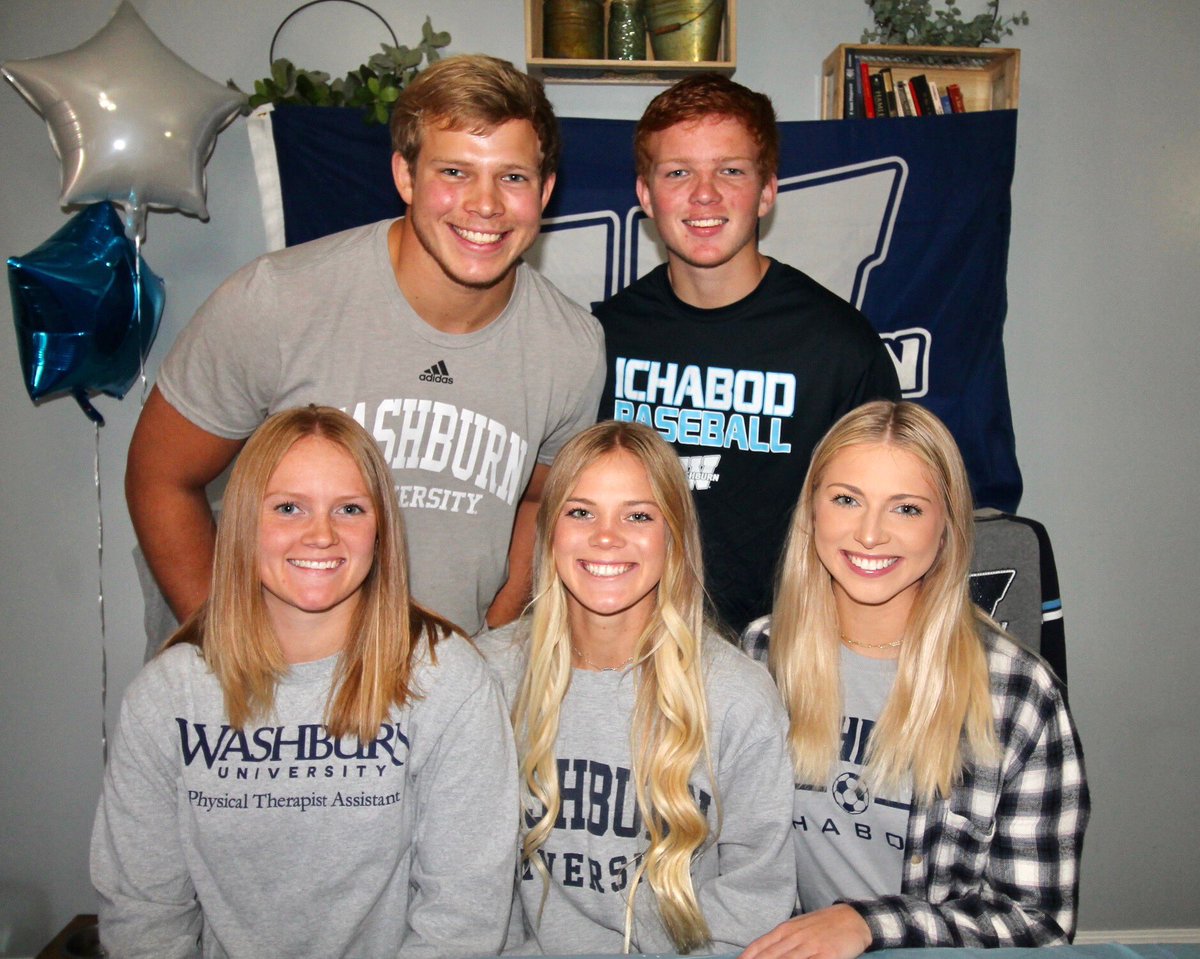 We are so thankful to have another opportunity for our kids to follow their dreams and play sports in college!  <a href="/IchabodWSOC/">Washburn Soccer</a> and <a href="/IchabodBSB/">Washburn Baseball</a> have certainly supported our family this past year and we couldn’t be happier to send another child to Washburn! <a href="/taylor_bockover/">taylor ♡ ♡ ♡</a>