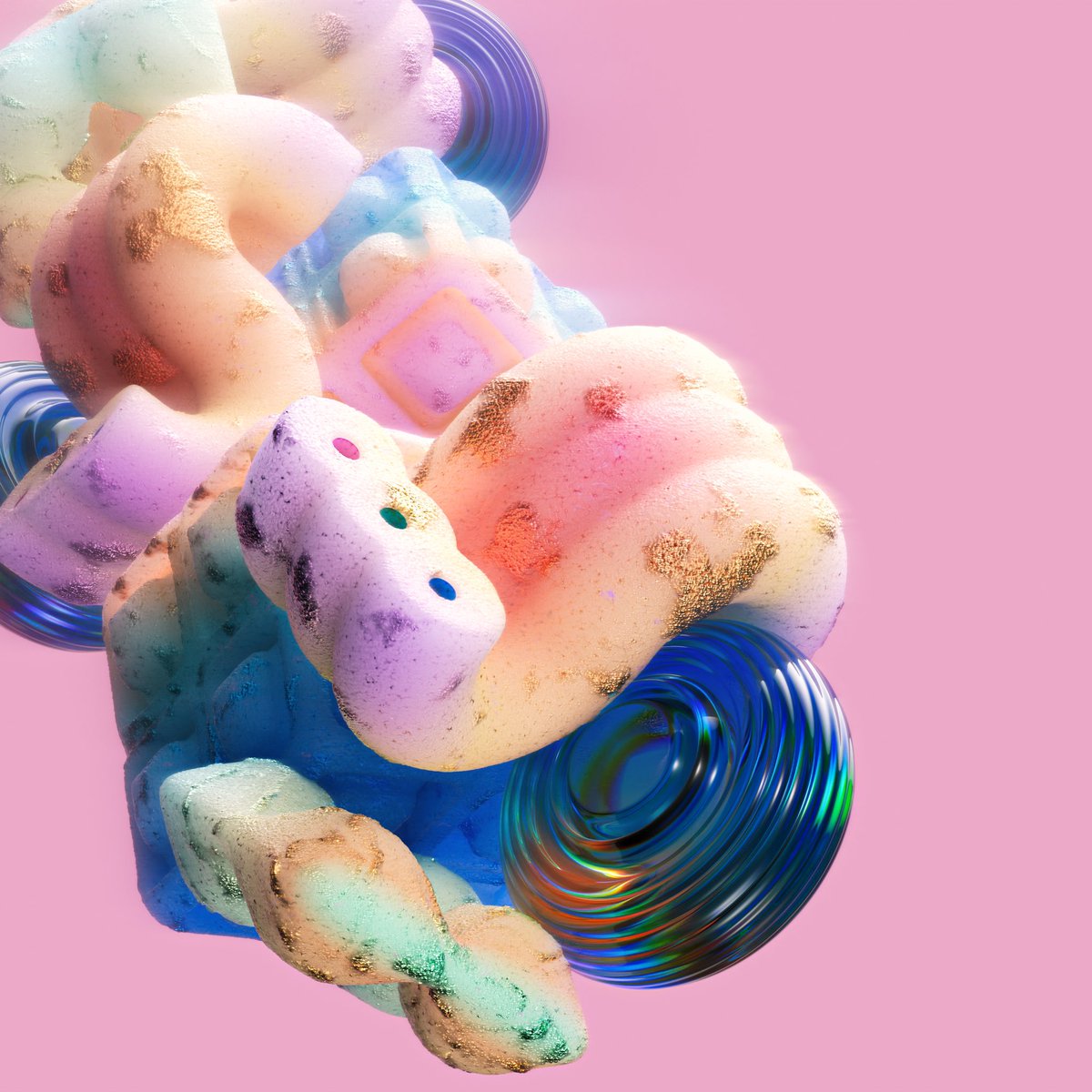 TD_Revolution's tweet photo. By @wes_cream
Made with @maxon3d @redshift3d
#sugar #foam #candy #styrofoam #weirdcandy #maxon #cinema4d #c4d #redshift #creativecloud #adobe #illustration #dailyinspiration #minimal #abstract #composition #motionmate #doperadcool #xuxoe #mdcommunity #magicfabricblog https://t.co/q5iFG9ubch