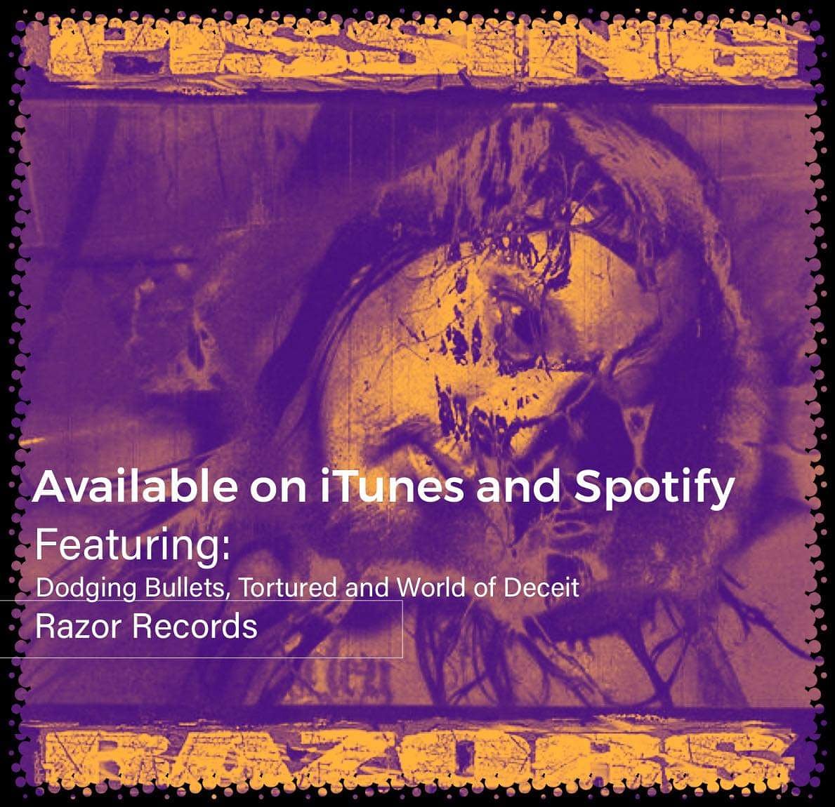 PISSINGRAZORS's tweet photo. Find our first album, "Pissing Razors," produced by Andy Sneap, on all digital outlets. #pissingrazors #razornation #razorrecords #dodgingbullets #tortured #worldofdeceit #andysneap #godigital @vickyhungerford @BLOODSTOCKFEST https://t.co/IYFksw1d4k