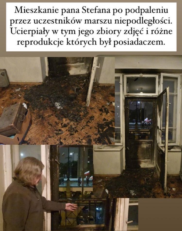 paulaatart's tweet photo. nie rozumiem, jak tacy ludzie potem wrócą do swoich domów, do dzieci, żon, rodzin jak gdyby nigdy nic- brak słów naprawdę jest mi przykro, że są tacy ludzie i robią takie rzeczy 'w imię boga' i 'dla ojczyzny' #MarszNiepodegłości https://t.co/e27KTdtK9e