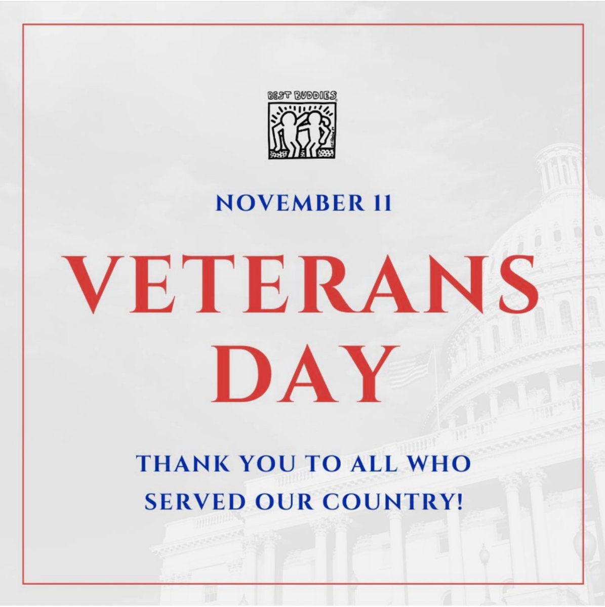 Best Buddies Iowa would like to honor and thank all who have served and continue to serve our country!🇺🇲