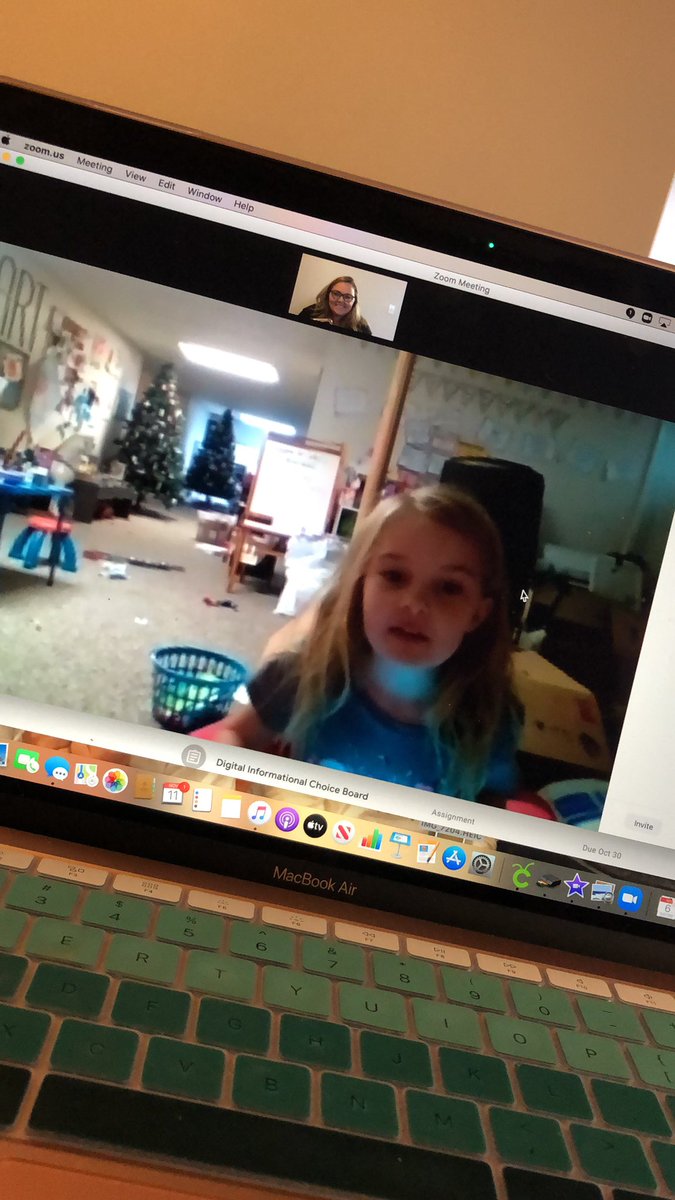 When you’re doing a book club for a class and you’re daughter is in it...you @zoom_us from opposite ends of the basement. #remotelearning #remoteteaching