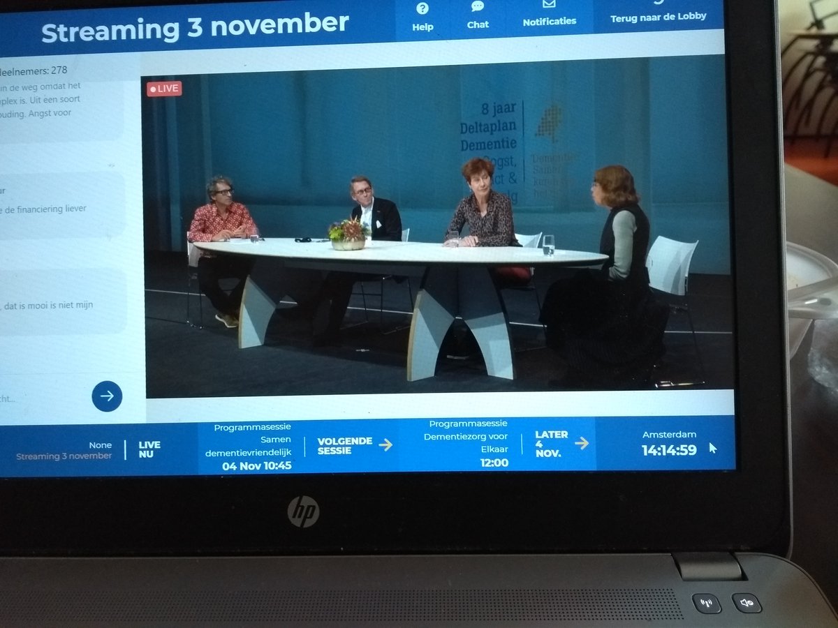 Een week na de presentaties van @DplanDementie  zijn we volop bezig om de daar opgedane kennis en netwerken uit te rollen. Zeker in de week van de @mantelzorger heeft <a href="/HaagsOntmoeten/">Haags Ontmoeten</a> een belangrijke taak te vervullen.