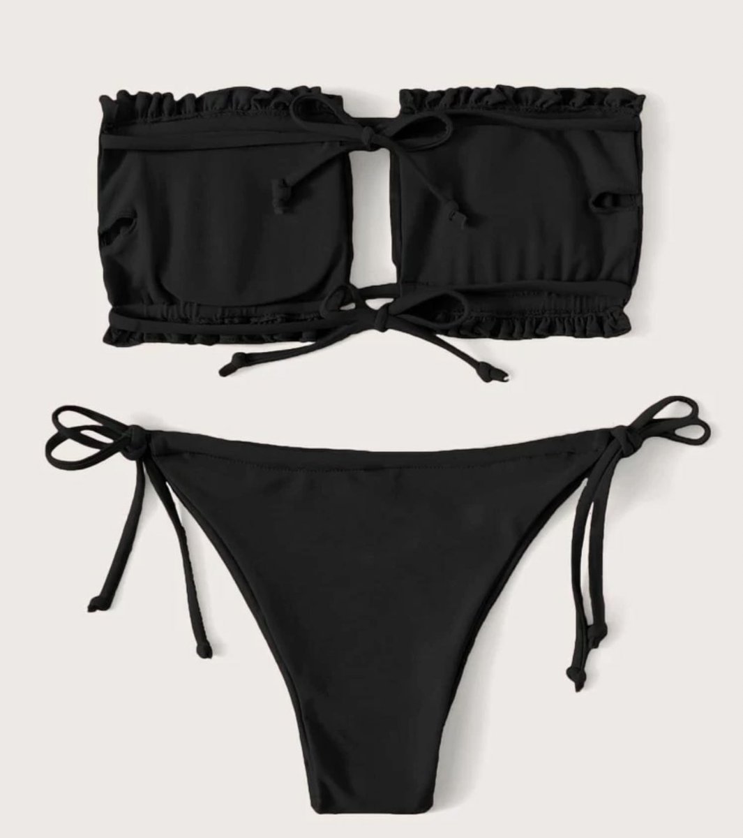 Beach crush bikini🖤 $26 Tallas disponibles: Small y Medium, Entrega Inmediata mis ladies😍