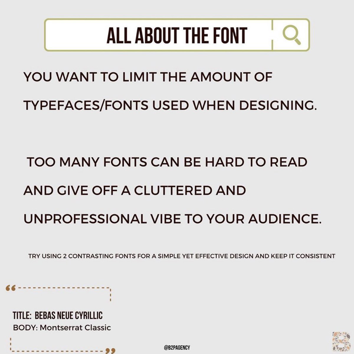 All About the Font 