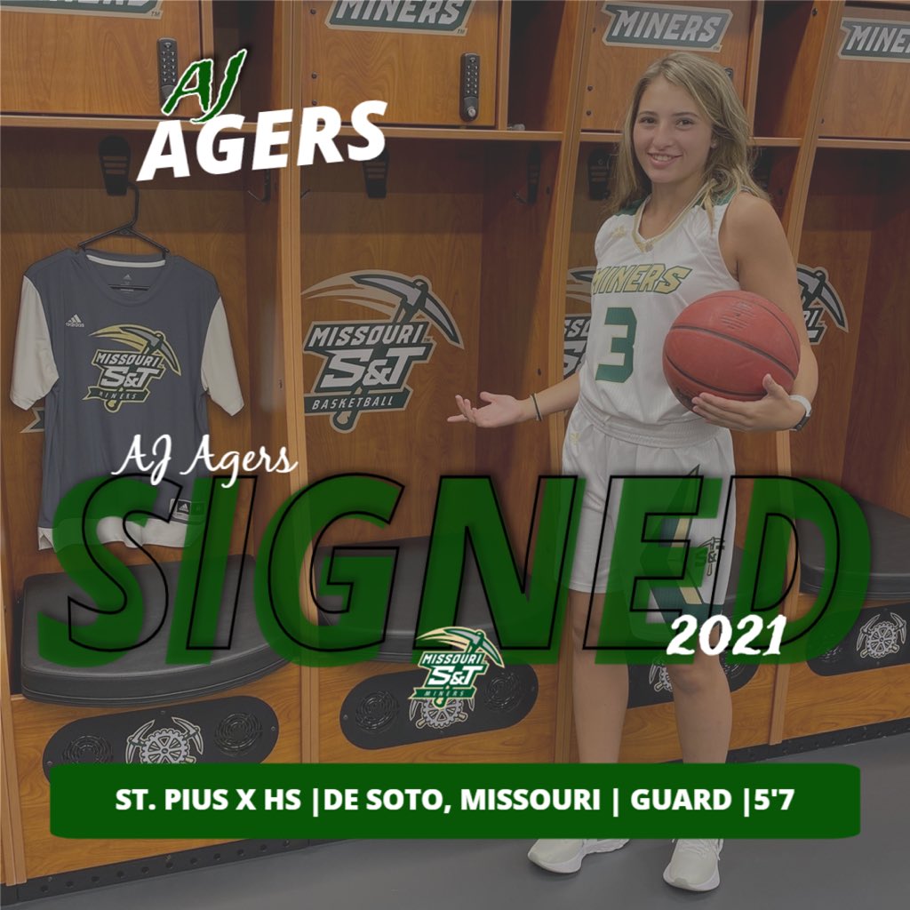Miners_WBB's tweet photo. Our third signee of the day is in!! Welcome to the Miner family AJ Agers @AgersAllyse ! #GoalMine #KeepDigging https://t.co/jEO9sPXS7F
