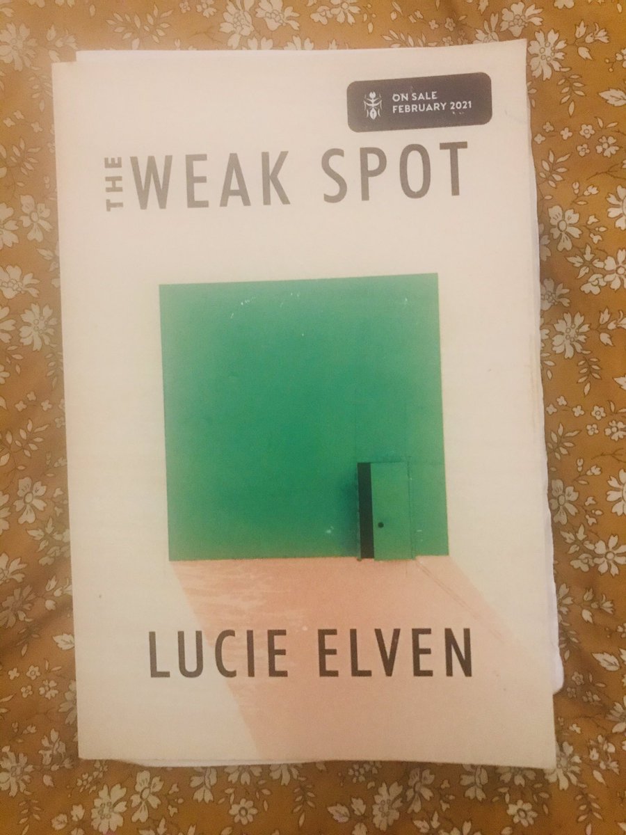 I love the fable-like dread and tension of Lucie Elven’s forthcoming debut from  @softskull, a world of power, politics, and questionable cures.