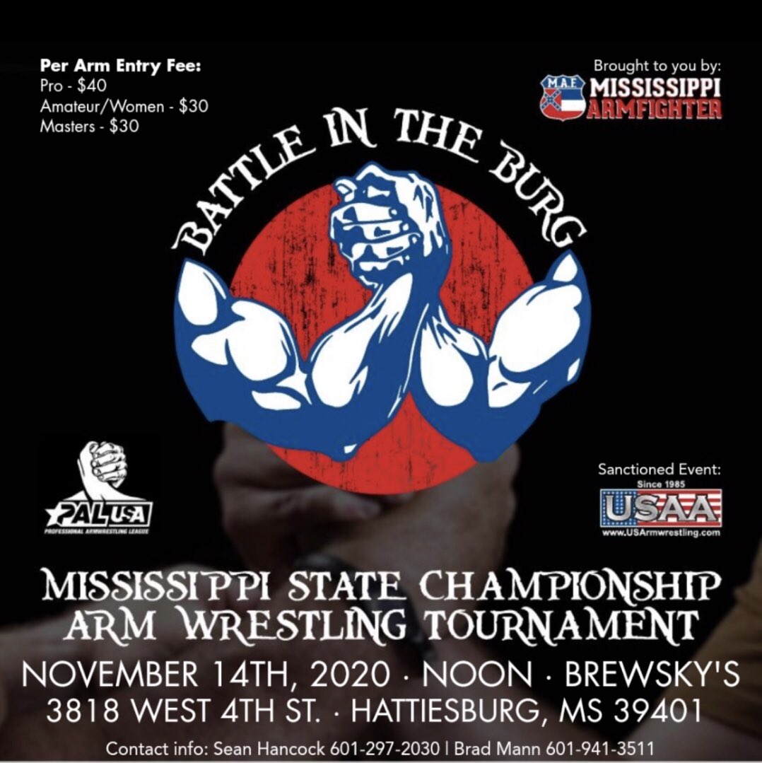 BrewskysHatti's tweet image. —Friday- 2 for 1 Well Drinks all night with 2 Oceans playing the jams. 
—Saturday- Get Sideways Band starting at 10!!
Mississippi State Arm Wrestling Tournament 10am-7pm