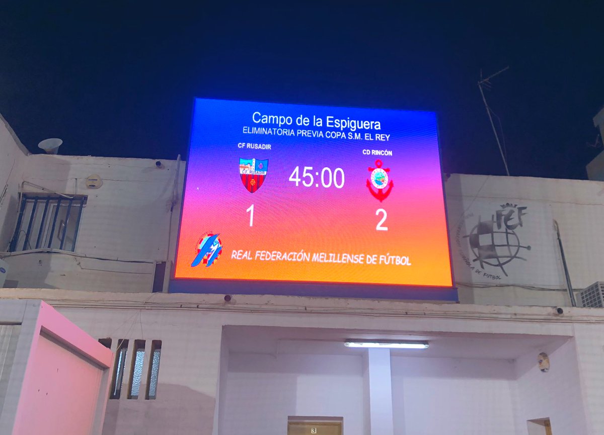 fjbautista's tweet photo. 1-2 Histórico pase de ronda de Copa del @CDRinconOficial que ganó al Rusadir. Ahora le tocará un Primera no europeo posible por cercanía: BETIS o CÁDIZ. Los malagueños militan en la División Honor Senior, la quinta categoría nacional. Sorteo el lunes. El partido será el 16-12 👏🏼 https://t.co/U4QIZ70yuA