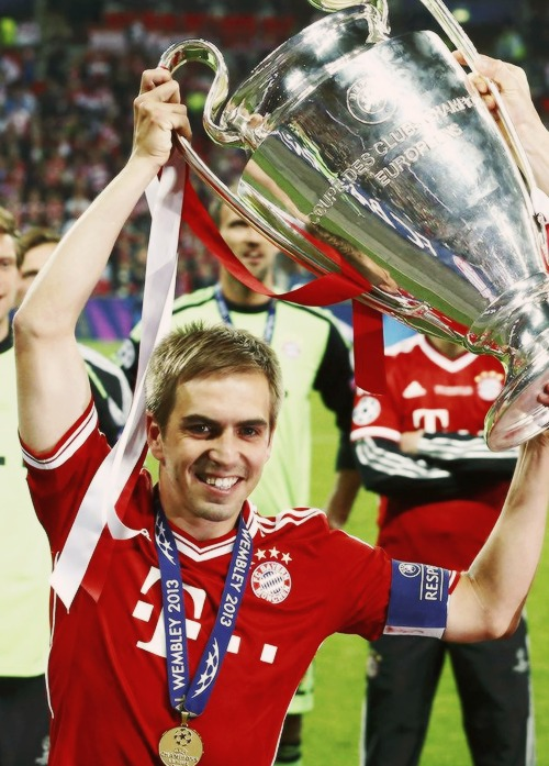 The most successful season of his career was the 2012-13 when he captained Bayern Munich to an historic and fantastic treble (Bundesliga, DFB Pokal and Champions League).