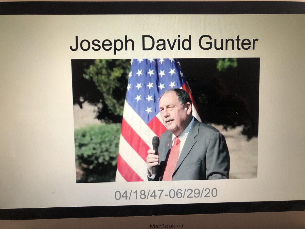 SupervisorAlejo's tweet photo. Watching the virtual 10th Annual Salinas Veterans Day Celebration. Thx to the organizers for keeping this event going to honor all our Monterey County veterans. Also paid tribute to my late good friend Salinas Mayor #JoeGunter who always supported this parade!! #HonorVeterans🇺🇸 https://t.co/xcY0TkRck9