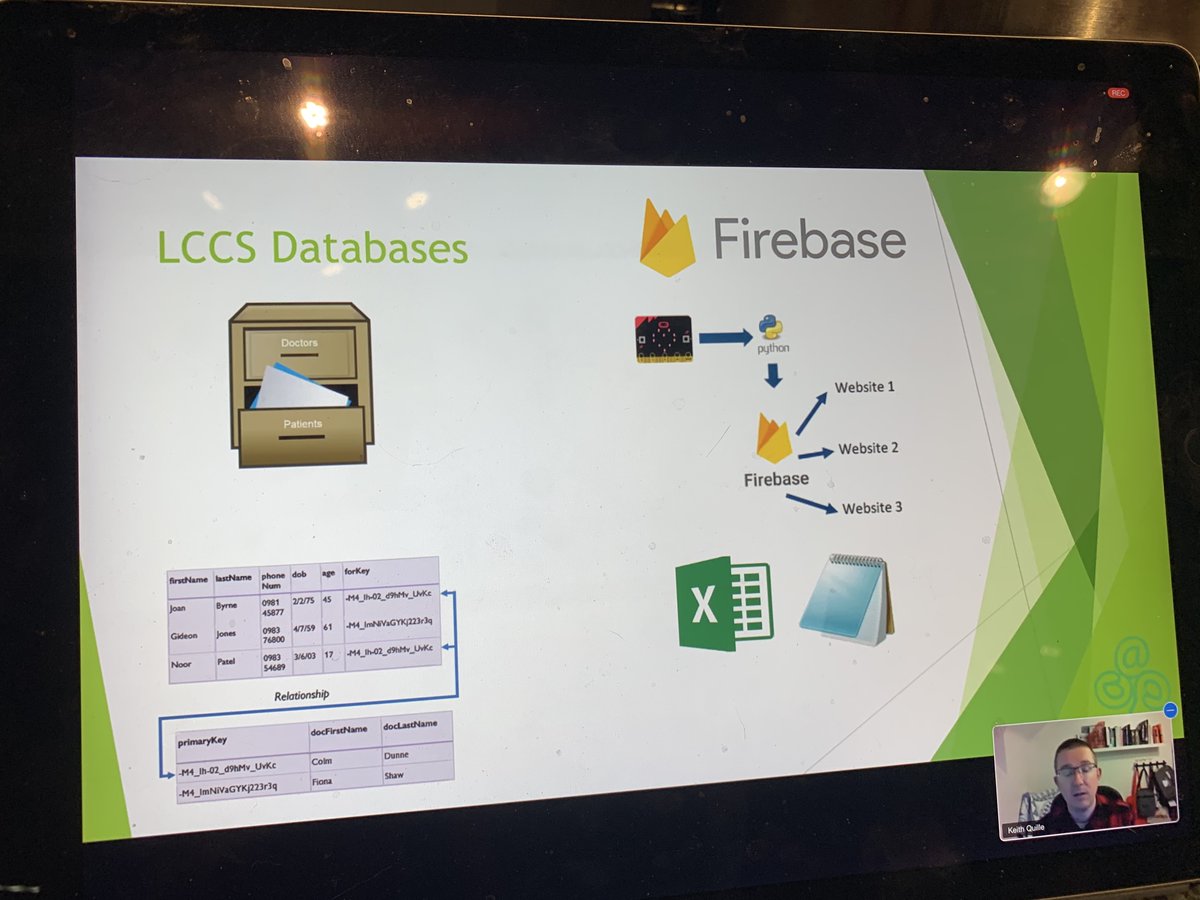 whykay's tweet image. TIL schools use #Firebase. #PyIE #LeavingCert #Python