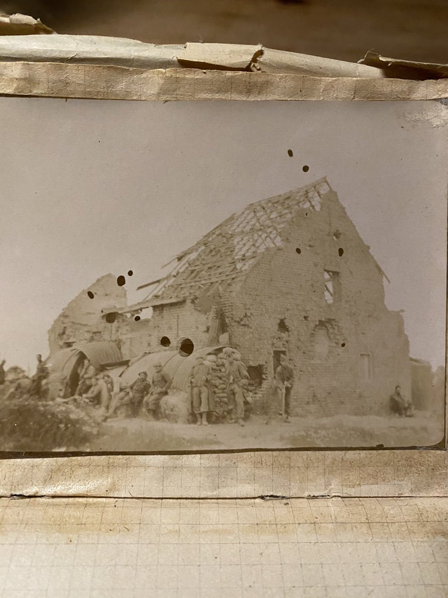 7. He is wounded again on the 14th of October 1918 and needs to stay in a hospital where he will remain for a month.