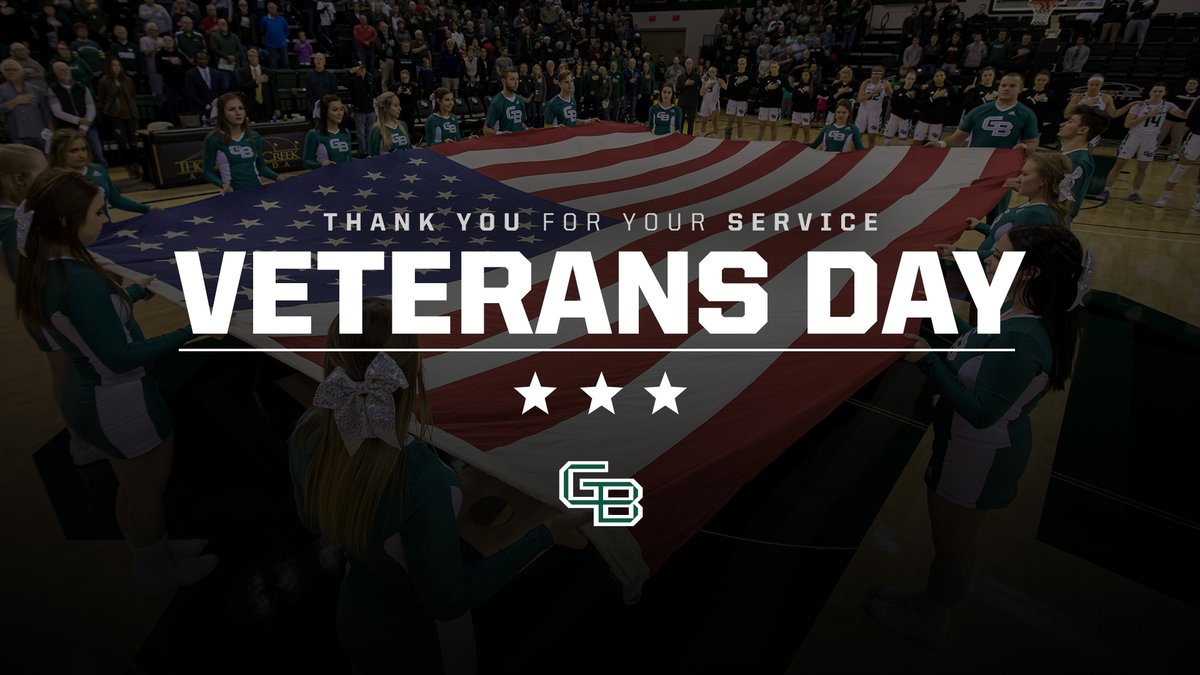 GBPhoenix's tweet photo. On this #VeteransDay we honor and offer our sincere gratitude to those who have sacrificed and served our country. 🇺🇸

#GreenBayAllDay https://t.co/7LuypeVydJ