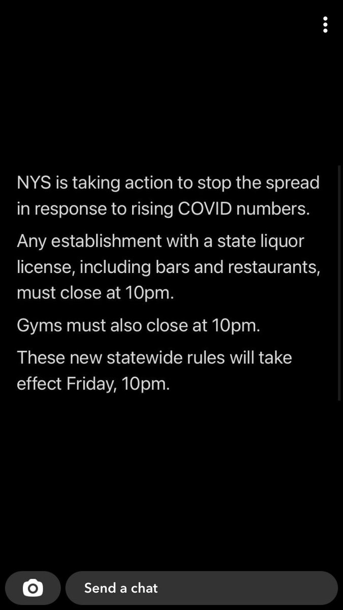 ssmithnewss's tweet photo. #govcuomo announces new measures in response to uptick in Covid 19 positive rate https://t.co/PArzMsiY1j