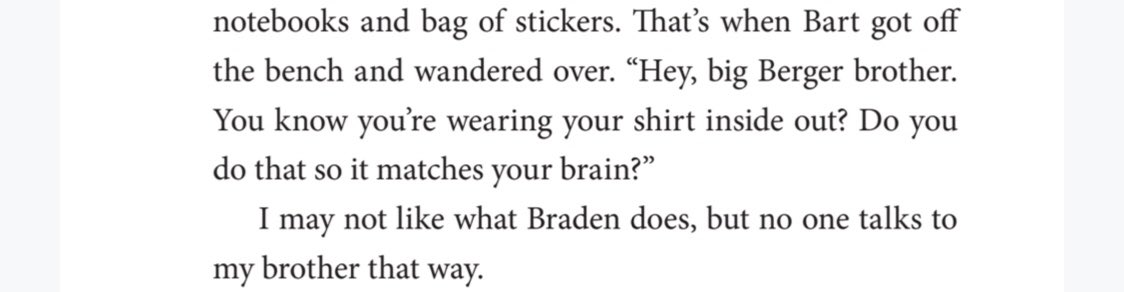 Nobody except you, right?? Or just not to him?