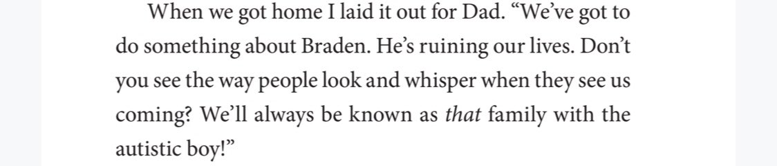 Braden has literally done nothing but exist. Nothing that would draw attention let alone embarrass anyone and this is how his brother feels