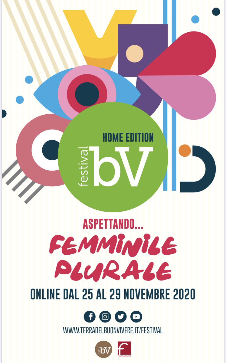 monica_fantini's tweet photo. BUON VIVERE HOME EDITION
In uno dei momenti piรน duri del nostro tempo, il @buon_vivere chiama a raccolta con unโedizione completamente digitale. La #cultura non si ferma e noi la seguiamo! :) Saremo online dal 25 novembre. #collegatevi https://t.co/Ae6obesZdD