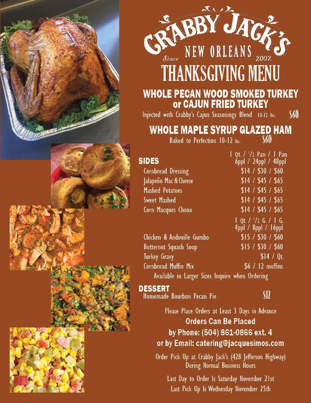 Thanksgiving ala us!! Ordering is open