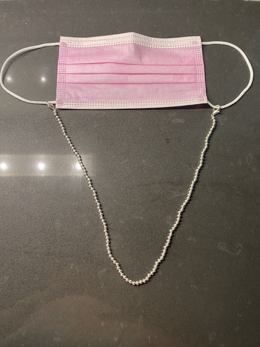 Emily_Matles's tweet photo. $18 · Mask Chain Necklaces - Custom Made, let me know what color(s) / pattern you would like! https://t.co/zANGwbfSFe