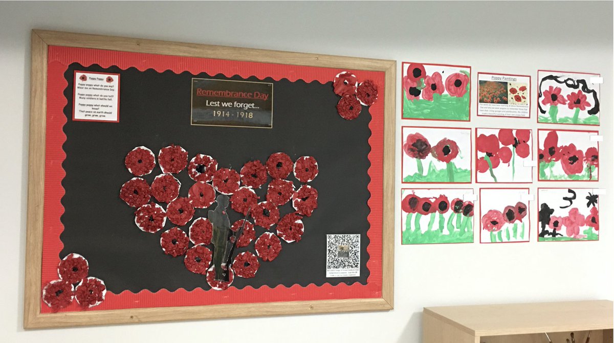 EyfsSsas's tweet photo. This week, Reception have been thinking carefully about those that have sadly passed away. All of the children made their own unique poppy to honour our fallen heroes. #RemembranceDay2020 https://t.co/hsSLtD2fuB