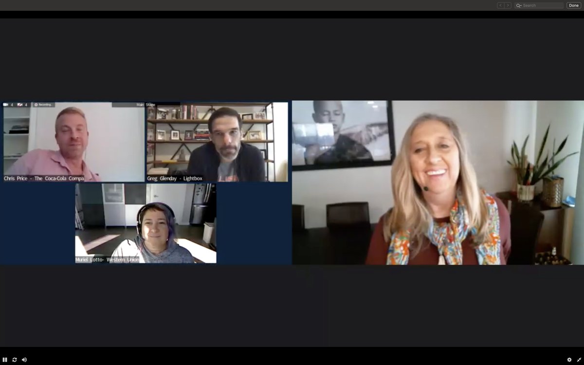 “I think the pandemic has been an accelerant for the changes we’ve been trying to make happen with clients — and they think about us differently. Everything is cancellable, creative can change as much as you want, it’s much more flexible.” @gglenday <a href="/LightboxOOH/">Lightbox</a> #ShapeTheFuture