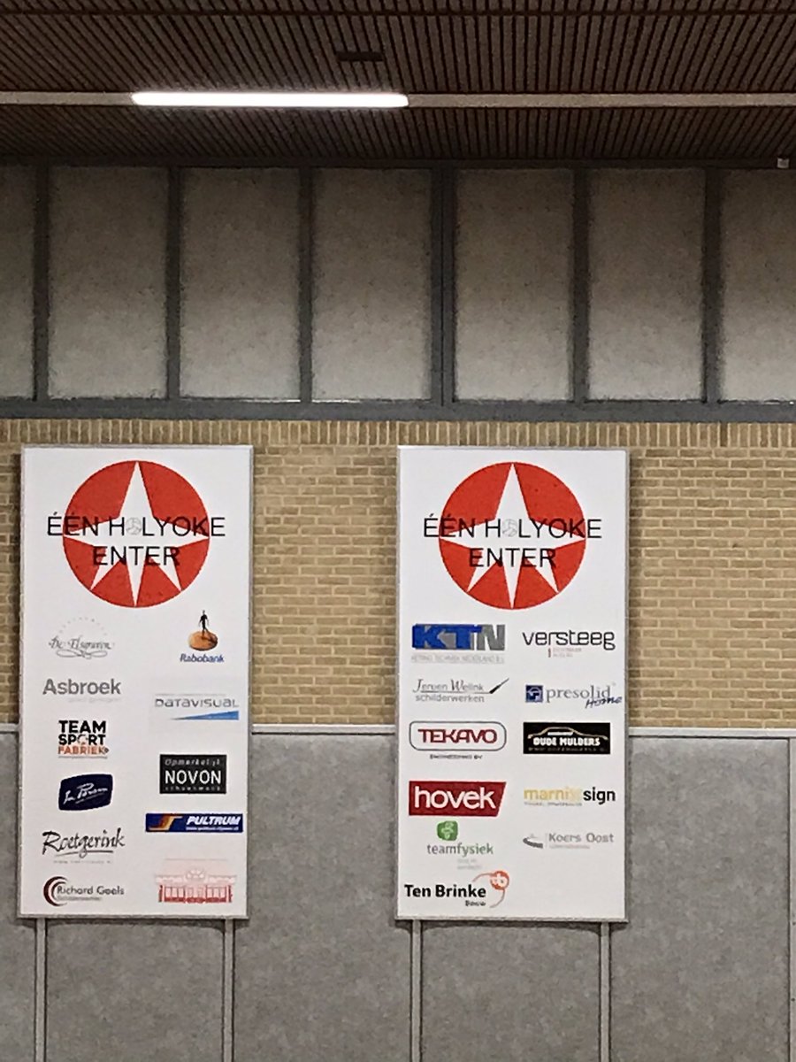 In Corona tijd hebben we toch 3 nieuwe sponsoren kunnen verwelkomen. Dit zijn onze 1-Holyoke sponsoren voor 2020-2021. Blijf ze steunen 👊👇.        🔜🏐