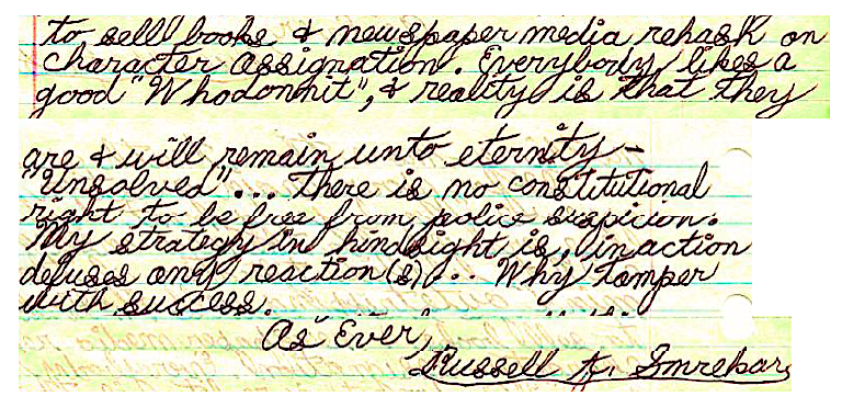 BuriedTruth1976's tweet photo. In 2011, the Lincoln, IL PD "cleared" the #Justice4RuthMartin #coldcase with alleged "deathbed confession" given by #serialkiller #RussellSmrekar CONTAINING FALSE INFORMATION opposing established documented facts in their own records. #COVERUP
READ: https://t.co/VjsRcdKJvL https://t.co/sTpVYufXK3