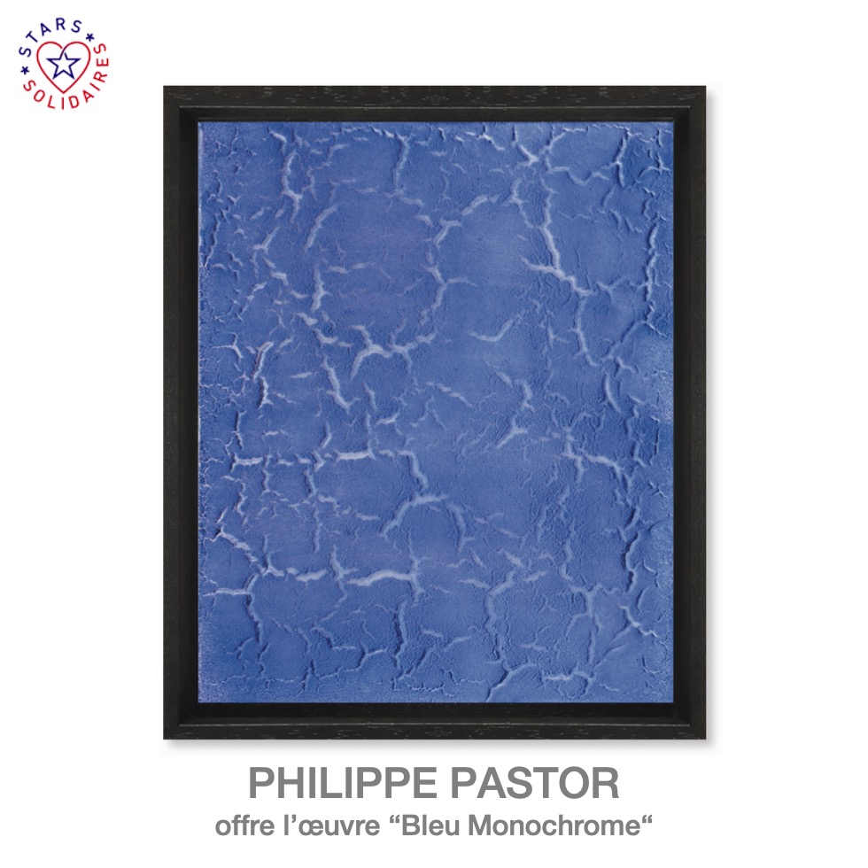 PhilippePastor1's tweet photo. Cette année, soutenez l’association @Telethon_France en participant à sa Grande Tombola organisée avec @StarsSolidaires, et tentez de remporter une œuvre unique de Philippe Pastor, « Bleu Monochrome ».

>> https://t.co/wVRuTnCTrs https://t.co/dk4obc9xae
