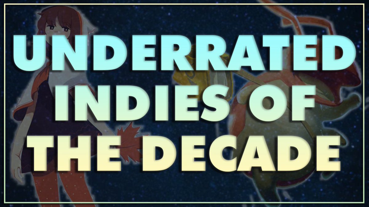 NEW VIDEO - Decided to do one more DECADE countdown, taking a look at some of the most underrated indies I've experienced over the last 10 years! Enjoy, and hopefully you'll find a fantastic game that you may have missed. Help share with a RT :)
youtu.be/PFyfFhf7qlI