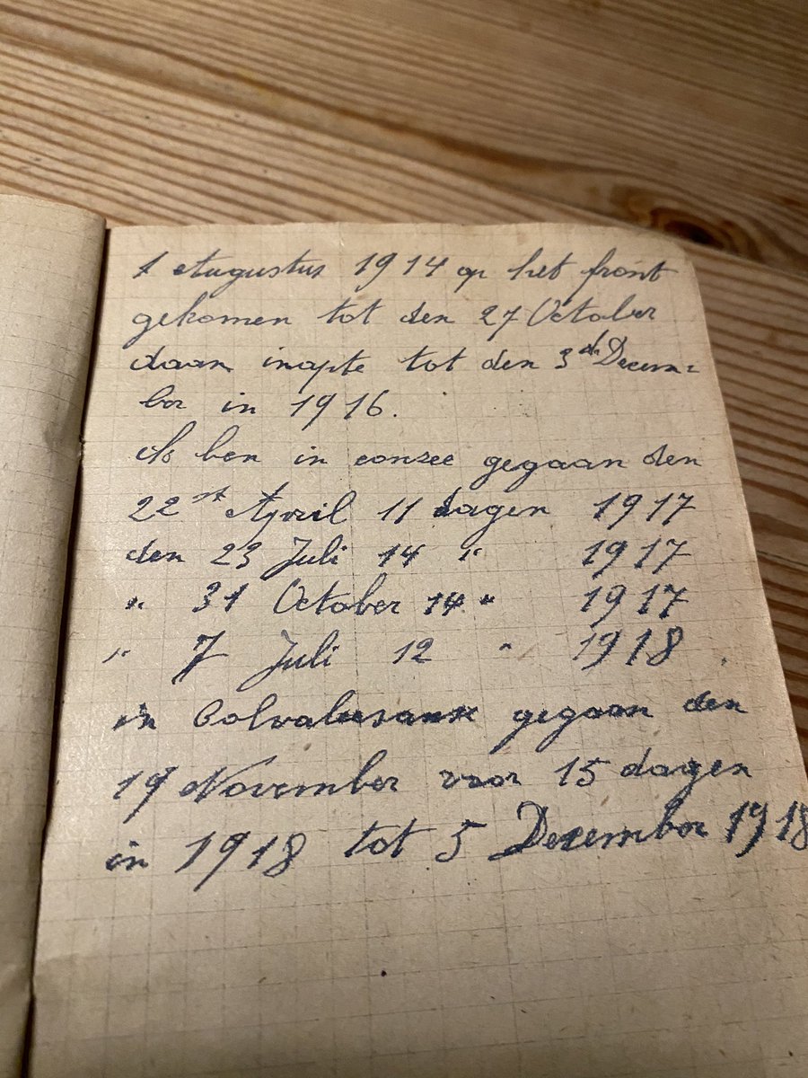 8. He is finally demobilised in August 1919. Just 19 when the war started and lucky enough to get trough the entire ordeal. Judging from the book he was of few words. Only three pages have text.Thank you Polydoor. Thank you great granddad.  #RemembranceDay    #ArmisticeDay  