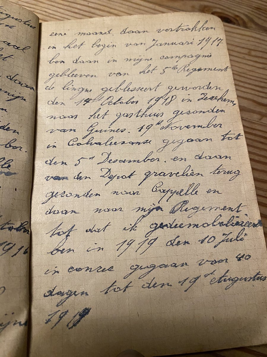 8. He is finally demobilised in August 1919. Just 19 when the war started and lucky enough to get trough the entire ordeal. Judging from the book he was of few words. Only three pages have text.Thank you Polydoor. Thank you great granddad.  #RemembranceDay    #ArmisticeDay  