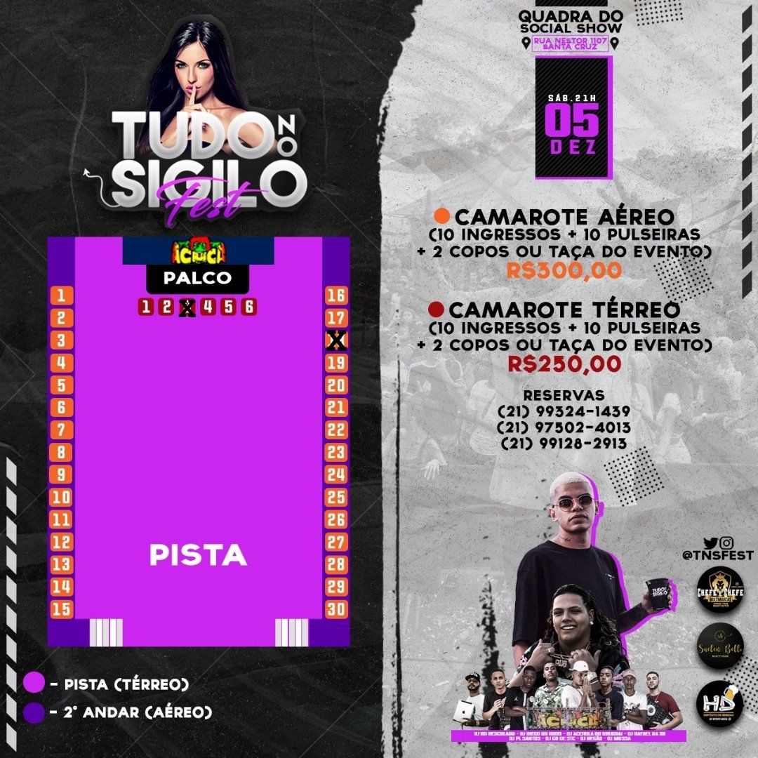 CassioThales21's tweet photo. Não quer ficar na multidão? 🤷🏻‍♂️ Quer uma área reservada? 🤔

Corra já e garanta o seu camarote 🎟️

Entre em contato para melhores informações e reservas 📲 https://t.co/pk6HFslauM