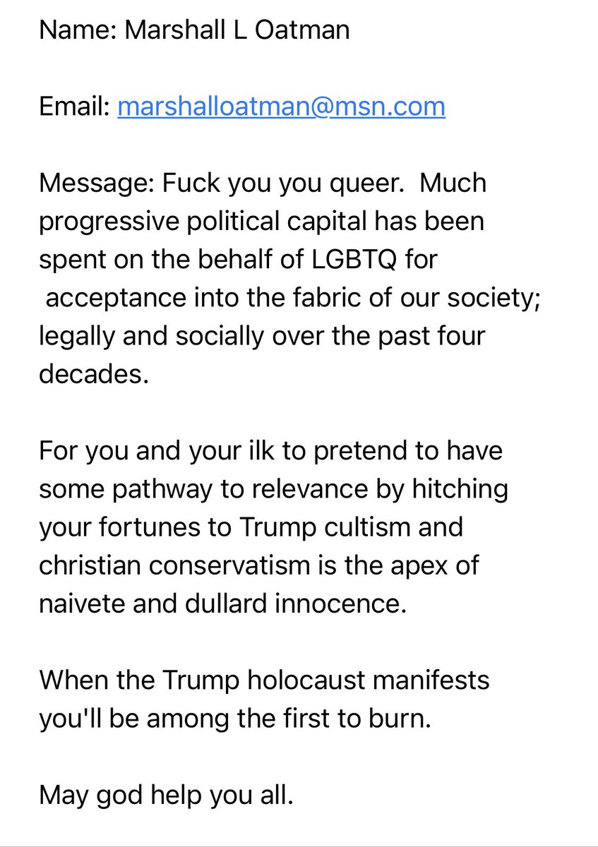BrandonStraka's tweet photo. This person is upset with me for being a Republican because Republicans are mean and homophobic. lol https://t.co/CH8peeS8WZ