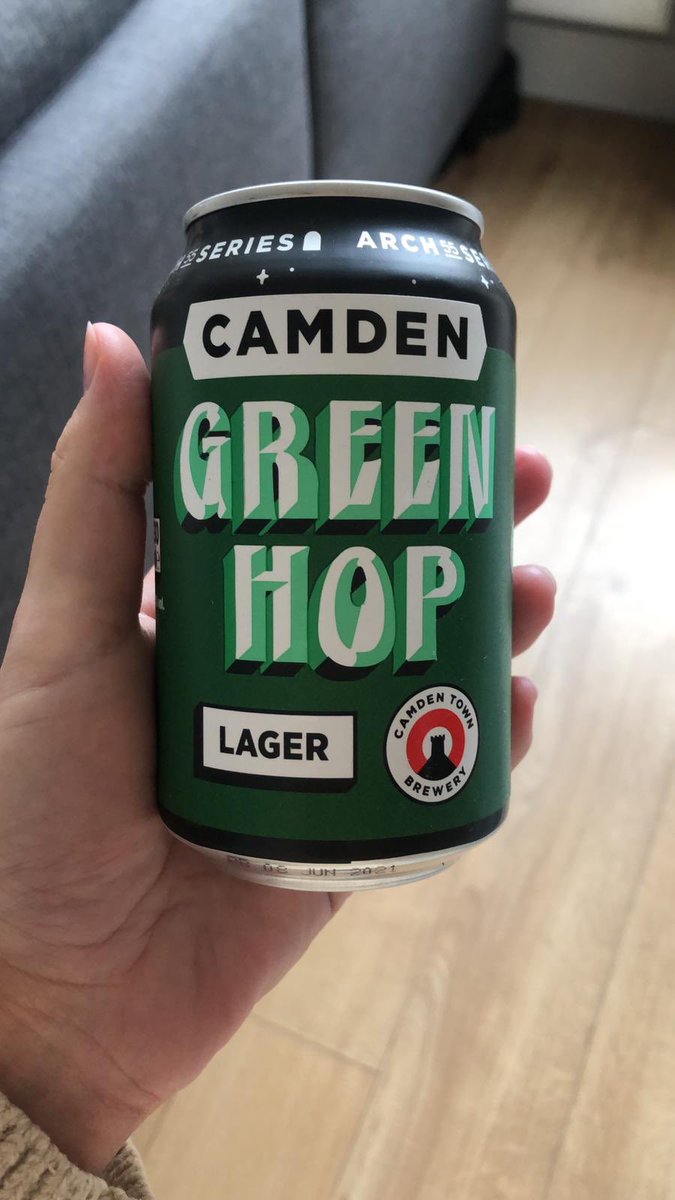 Townendhopfarm's tweet photo. Check this out from @CamdenBrewery using Harlequin hops from @CharlesFaram grown at Townend Farm- can’t quite believe it 😀@CTB_Rob , great stuff. 🍻🍻🍻#hops #herefordshire #wellhopped https://t.co/boPDjMqAZC
