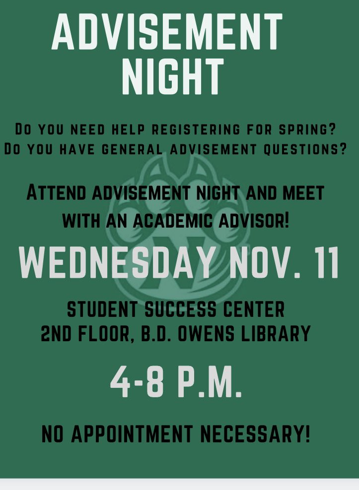 🚨Swing by the SSC tonight for help with all your registration questions! 🚨