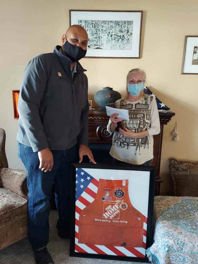 Isaac Hall (@isaachallhd) on Twitter photo So excited to present the widow of Wayne Kirchen a donation from the associates of 4041, 4739 and 4746 from the Homer Fund. In addition his framed apron. All on Veteran’s Day, for a Marine vet. Thank you HD for giving back in so many ways <a href="/SallyHU10271372/">Sally Huber</a> @Bselch So excited to present the widow of Wayne Kirchen a donation from the associates of 4041, 4739 and 4746 from the Homer Fund. In addition his framed apron. All on Veteran’s Day, for a Marine vet. Thank you HD for giving back in so many ways <a href="/SallyHU10271372/">Sally Huber</a> @Bselch