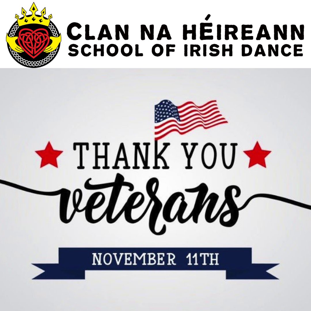 Thank you to all our Veteran's! #veteransday2020 #heroes #thankyou #CNH #irishdance