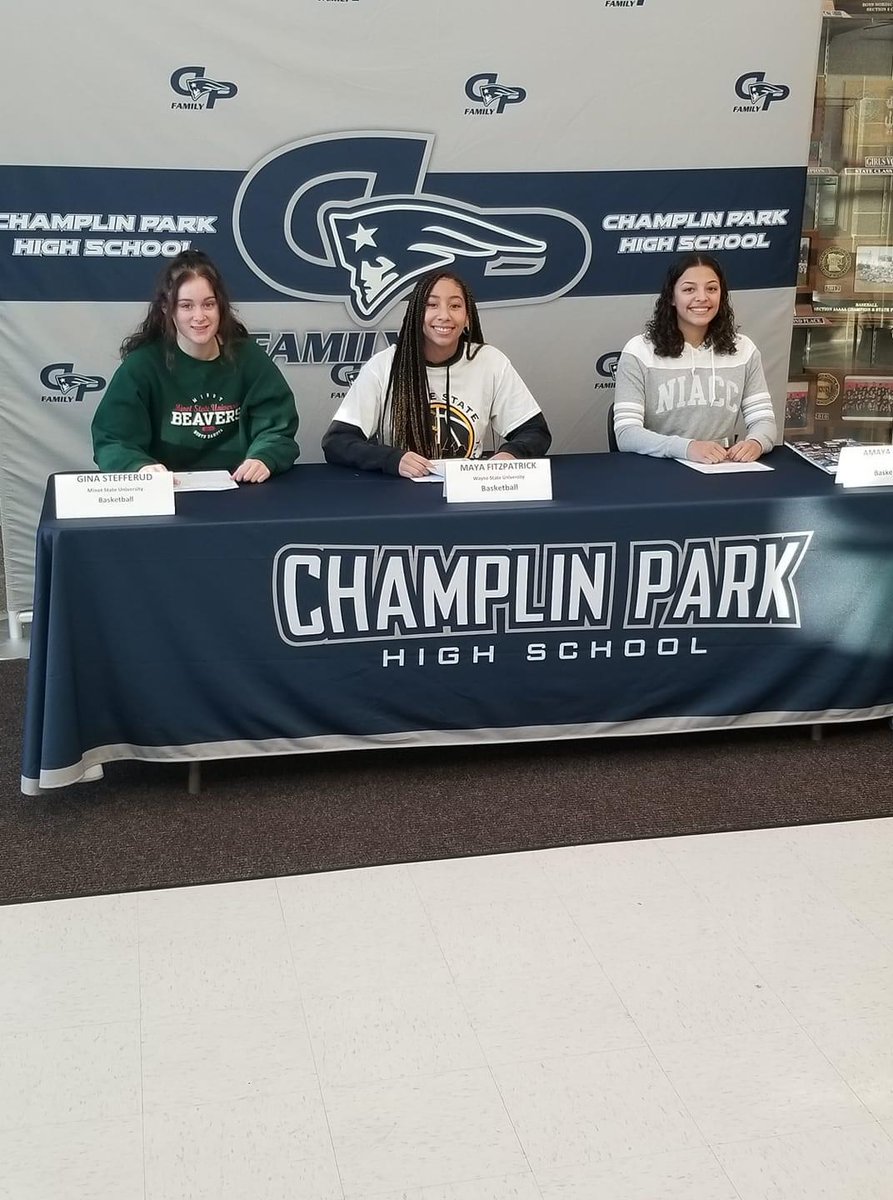 National signing day, it's different (2020) but it still went on. So proud of <a href="/GinaStefferud/">Gina Stefferud</a> <a href="/MSUBeaversWBB/">Minot State Women's Hoops</a> <a href="/AmayaDoree/">amaya.doree</a> <a href="/NIACCWBball/">NIACC Women's Basketball</a> and <a href="/mayafitzpatrick/">Maya Fitzpatrick</a> <a href="/WayneStateWBB/">Wayne State WBB</a> Even though I'm the new coach, I've followed their HS careers and these schools are getting great young women