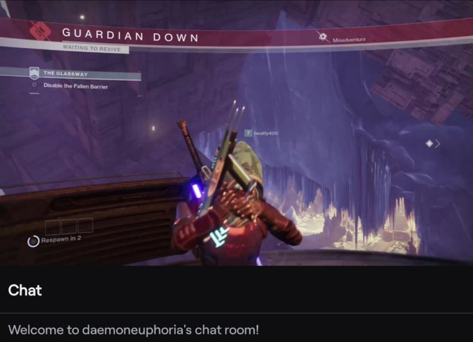 Back to streaming, come watch me do a playthrough of Destiny 2's Beyond Light  https://t.co/6MdNogFGEd<a href="/tag/pdx"class="tags"><span>#pdx</span></a><a href="/tag/blm"class="tags"><span>#blm</span></a>