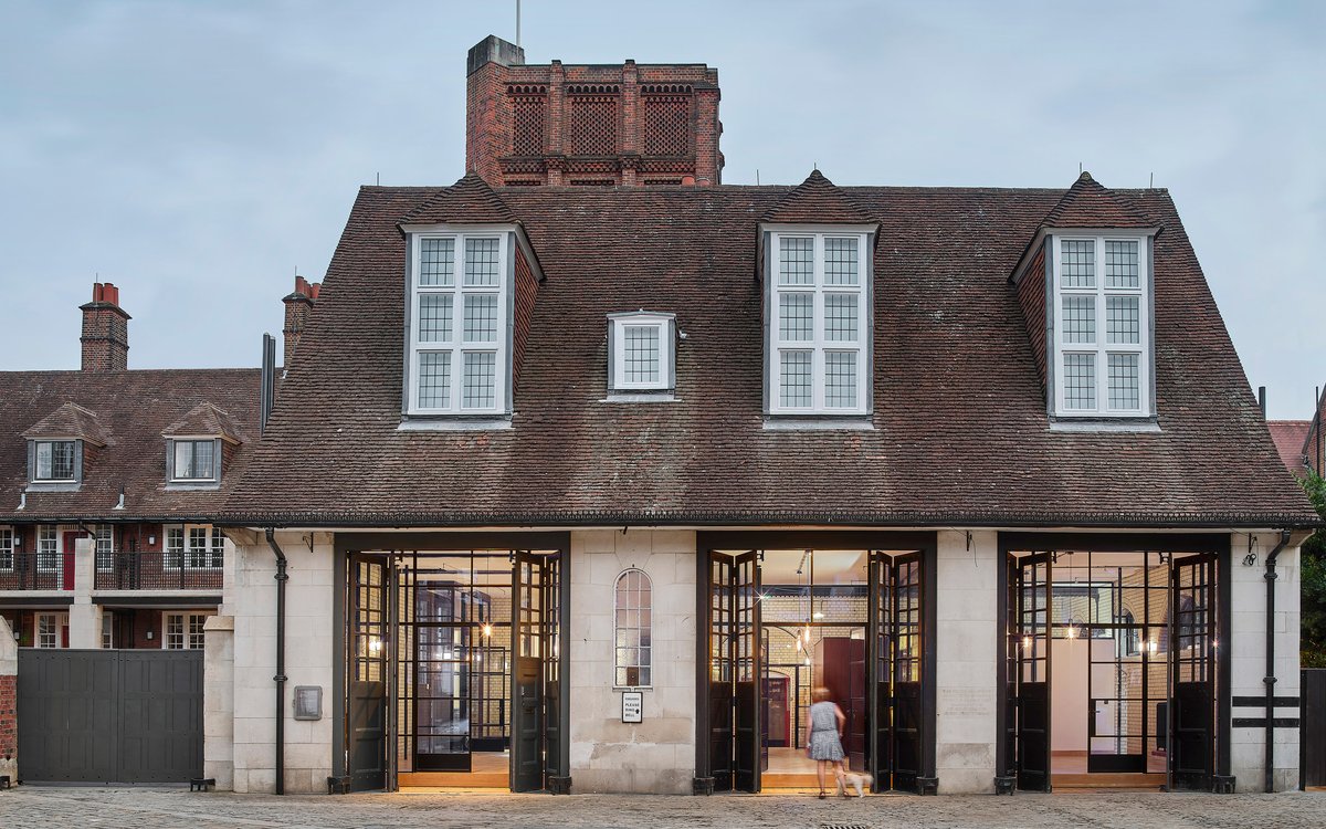 Nice adaptive reuse project! Design firm Tate Harmer has converted a century-old fire station in London into a handsome apartment building. Take a peek inside:  dezeen.com/2020/11/11/bel…  #architecture