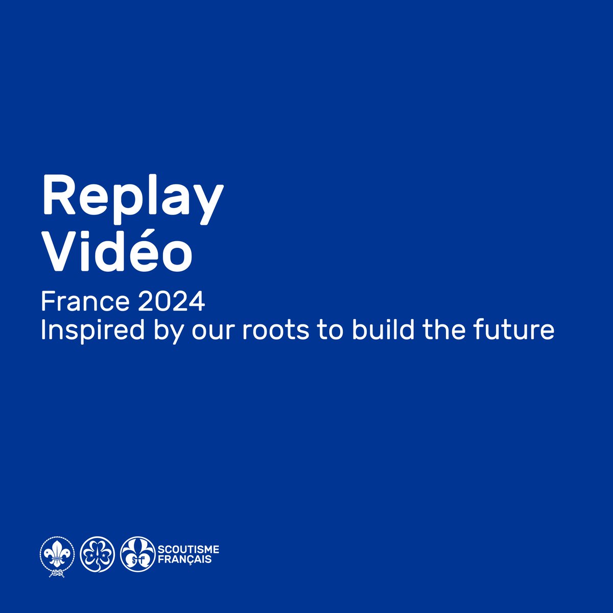 ScoutismeFR's tweet photo. #WorldScoutConference
Discover the replay of the online conference detailing France's candidacy to host the World Scout Conference in 2024.⬇️
https://t.co/8nj5X7CKxU https://t.co/Z0w4mRmlFA