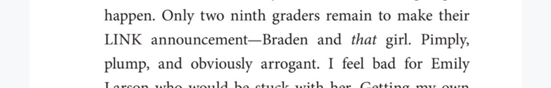 Ooft. If anyone wonders, I was both “that girl” AND Braden so I guess I was awful 