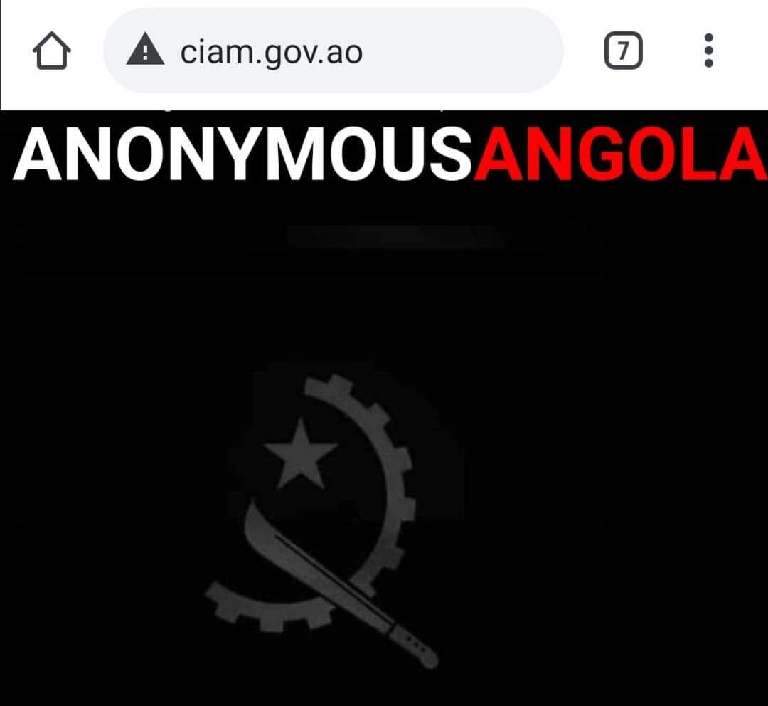 xe_agora's tweet photo. Hackers angolanos invadem site do Governo. 

O grupo de activistas cibernéticos intitulado "Anonymous Angola" tomou posse do site https://t.co/Uwa0EHYByf para reivindicar ao Estado melhor tratamento à população.

Num extrato do comunicado divulgado no site os hackers escreveram: https://t.co/QneJAmITxb