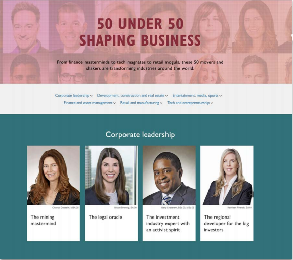 Spotlight on: alumni-owned businesses. How do you highlight your institution's alumni entrepreneurs? Here are four approaches to try from Circle of Excellence Awards recipients  @Concordia,  @Stanford,  @UofDenver &  @BU_Tweets. (thread) #alumchat  #highered  #CASEcoe